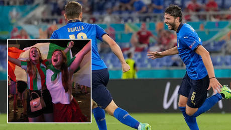Three and easy: Italy smash Switzerland to extend unbeaten run to 29 games and become first round of 16 team at Euro 2020 (VIDEO)