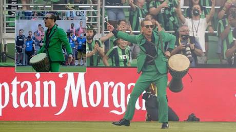 &lsquo;Best hype man in sports&rsquo;: Hollywood star Matthew McConaughey gets crowd going ahead of Austin FC home opener (VIDEO)