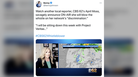 Local CBS anchor slams own network live on air over &lsquo;discrimination&rsquo;, hints at Project Veritas expos&eacute;