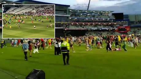 &lsquo;Free-flowing pints & party from the Gods&rsquo;: Boozy students threatened with bans as hundreds invade UK cricket ground (VIDEO)