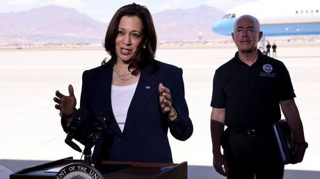 &lsquo;Not my first trip&rsquo;: Kamala Harris snaps at press during border appearance after reporter asks why visit took so long
