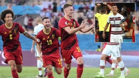 The Devils you know: Belgium dump Ronaldo & Portugal OUT of Euro 2020 after Thorgan Hazard stunner &ndash; but lose De Bruyne to injury