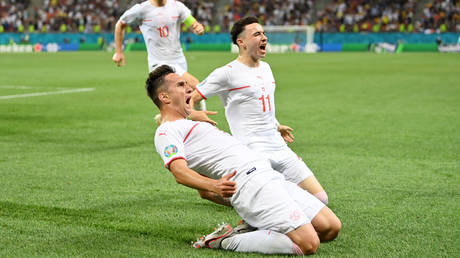 Switzerland stun world champions France in shootout to book spot in Euro 2020 quarter-final in St. Petersburg