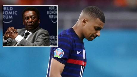&lsquo;Immense sadness&rsquo;: French shootout flop Mbappe apologizes to nation for Swiss defeat as he&rsquo;s consoled by Pele on Twitter