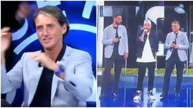 This Wins The Internet Fans Go Wild For Wacky Italy Euro2020 Squad Announcement As Players Rap Manager Mancini Dances Video Rt Sport News