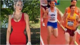 ‘Don’t complain about my cleavage anymore’: Golf babe Spiranac weighs in on runner’s X-rated wardrobe fail