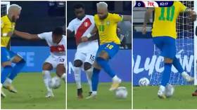 ‘The man’s a magician’: Neymar dazzles with sublime passage of skill against Peru as he closes in on Pele record (VIDEO)