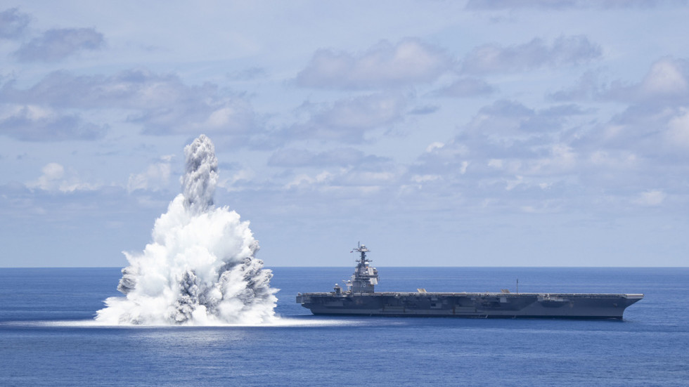 US Navy’s explosive test off Florida coast triggers 3.9-magnitude ‘quake’ as world’s most expensive warship undergoes shock trial
