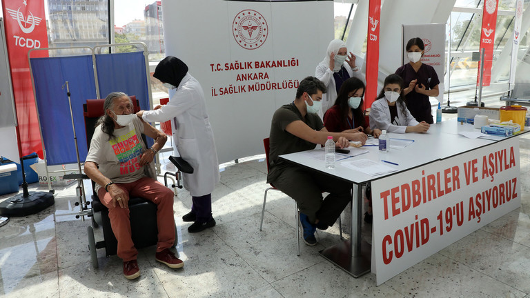 Turkey reaches 50 million Covid vaccine milestone and country’s own jab’s in clinical trials