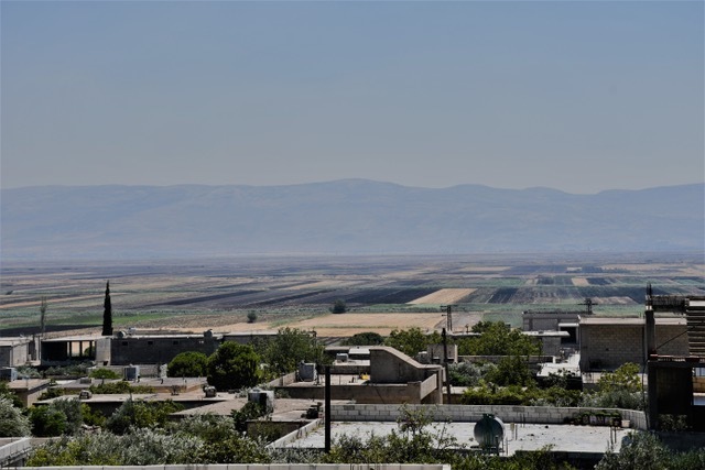 The scorched-earth policy in Jurin, where Turkey and terrorist groups have deliberately burned agricultural crops and farmland. © Vanessa Beeley