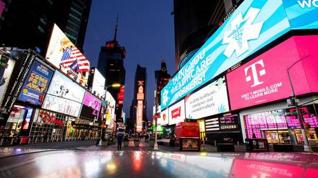 FILE PHOTO: Times Square in New York City.