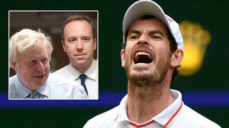 Boris Johnson’s UK government gave out ‘pathetic’ pandemic pay rise to healthcare workers, scorns tennis champ Murray at Wimbledon