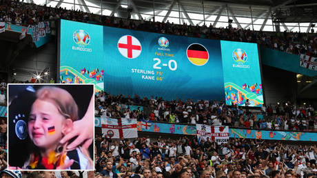 A fundraiser has been created for a fan who watched Germany lose to England © Carl Recine / Reuters | © YouTube / Darthlalang