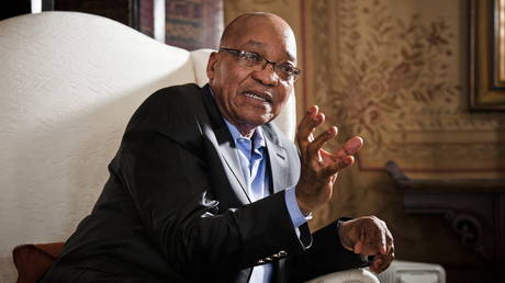 South African president Jacob Zuma poses for a portrait on July 3, 2012 in Pretoria, South Africa. © Theana Breugem/Foto24/Gallo Images/Getty Images