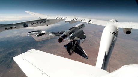 British billionaire Branson set to become first &lsquo;space tourist&rsquo; to fly his own craft on Sunday, upstaging rival spacefarer Bezos