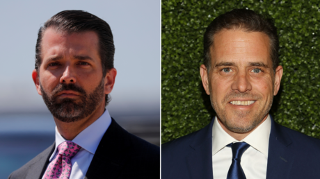 (L) Donald Trump Jr. © Reuters / Carlos Barria; (R) Hunter Biden. © Getty Images / Paul Morigi