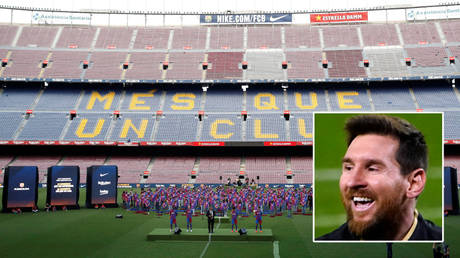 Lionel Messi ends speculation about his future as he &lsquo;agrees to massive pay cut to sign five-year Barcelona deal&lsquo;&rsquo; &ndash; reports
