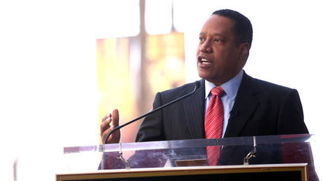Radio Personality Larry Elder is honored with a star on the Hollywood Walk Of Fame on April 27, 2015 in Hollywood, California. © Tommaso Boddi/WireImage