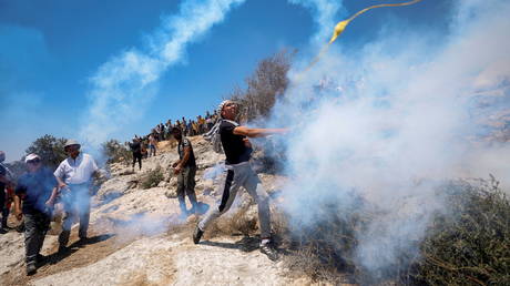 Dozens of Palestinians injured by Israeli fire near illegal settlement in occupied West Bank &ndash; media