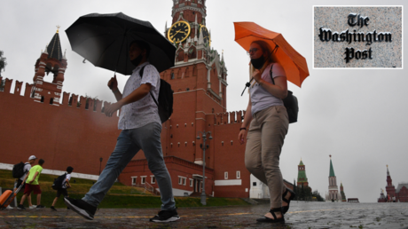 Moscow, Russia. © RIA; (inset) Washington, DC. © Getty Images / Oliver Contreras