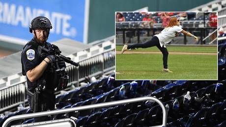 &lsquo;Crazy&rsquo;: Padres & Nationals players describe shooting horror as White House press sec Psaki throws first pitch at restarted game