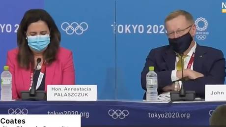 &lsquo;Humiliating&rsquo;: Aussie Olympic boss accused of &lsquo;mansplaining&rsquo; after ordering female politician to attend Tokyo ceremony (VIDEO)