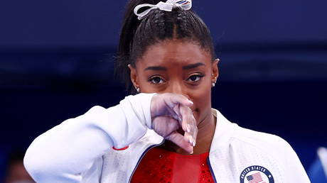 Simone Biles' withdrawal on Tuesday is one of the biggest shocks of the Tokyo Games. © Reuters