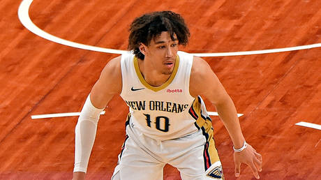 NBA star Jaxson Hayes had a reported run-in with the law. © Getty Images via AFP