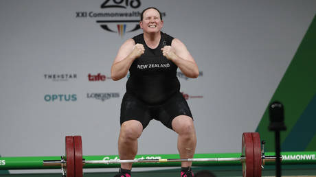 Transgender New Zealand weightlifter Laurel Hubbard. © Reuters