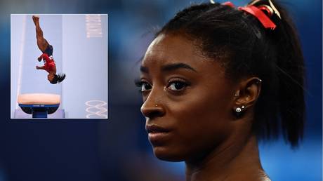 Simone Biles is unsure about her further participation in Tokyo. © AFP