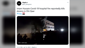 More than 40 killed, scores injured as blaze ravages Iraqi hospital’s Covid-19 ward (VIDEOS)
