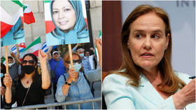 Biden ally denies links to group formerly on US terrorism list after she appears at their event to endorse Iran regime change