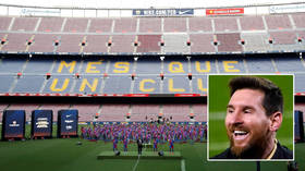 Lionel Messi ends speculation about his future as he ‘agrees to massive pay cut to sign five-year Barcelona deal‘ – reports