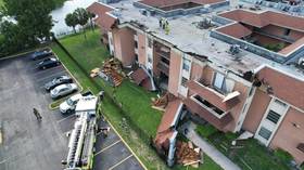 Miami-area residential building evacuated after ROOF COLLAPSE (PHOTO)