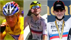 ‘I have nothing to hide’: Row grows after star from team raided by cops appears to mimic Lance Armstrong at Tour de France (VIDEO)