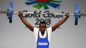 A Ugandan weightlifter who 