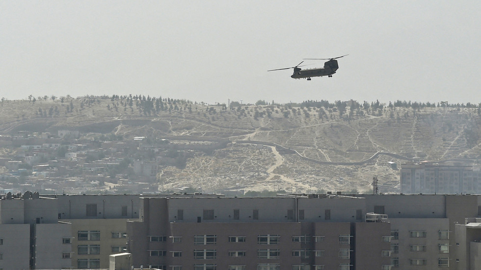 ‘Manifestly not Saigon’? WATCH US helicopters evacuate Kabul embassy as Blinken defiantly rejects Vietnam pullout comparisons