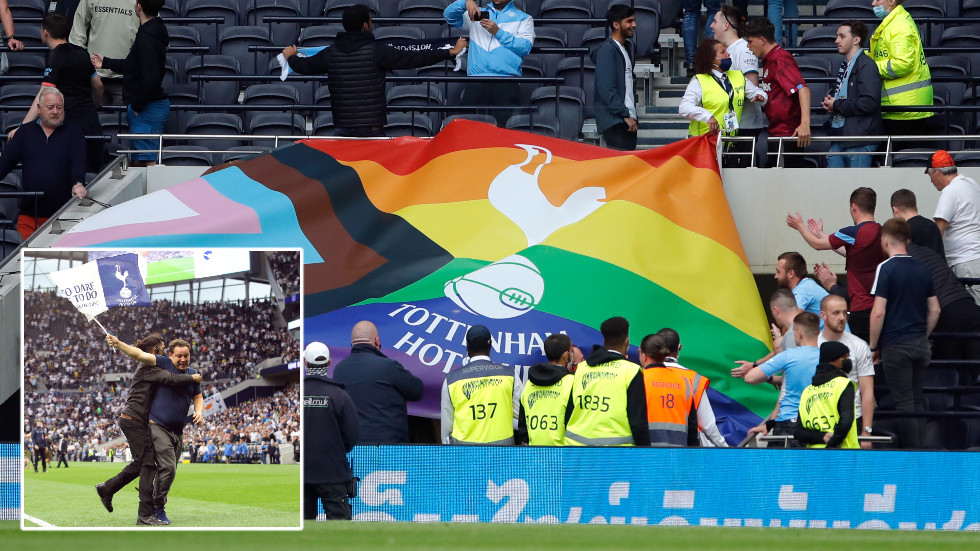 ‘We’re not going away’ Spurs fans defiant after Man City yobs grab