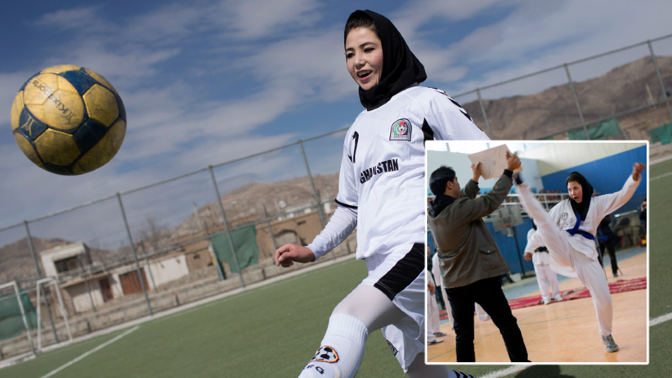 ‘Their lives are in danger’‌: Founder of Afghanistan women’‌s team speaks of terror and broken US promises as Taliban take control