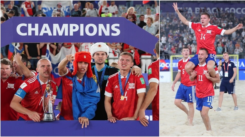 Life S A Beach Russian Team Crowned Fifa Beach Soccer World Cup Kings For Third Time After Beating Japan In Moscow Final Rt Sport News