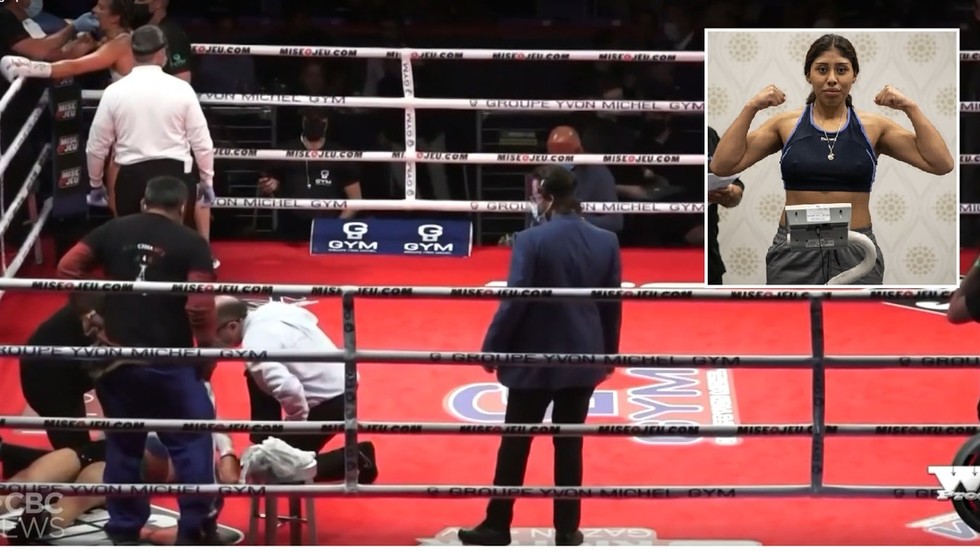 18yo female boxer Jeanette Zacarias Zapata 'fighting for her life' as she  collapses shortly after getting knocked out (VIDEO) — RT Sport News