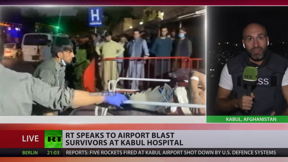 ‘Americans opened fire fearing next explosion’: Witnesses of chaotic Kabul suicide bombing aftermath speak to RT