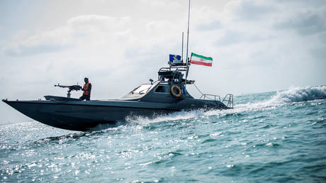 FILE PHOTO: An Iranian Coast Guard boat.