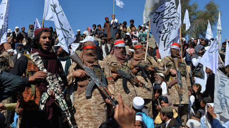 FILE PHOTO. Afghan Taliban militants in Alingar district of Laghman Province. © AFP / NOORULLAH SHIRZADA