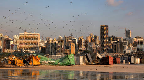 FILE PHOTO. The port of Lebanon's capital Beirut. © AFP / PATRICK BAZ