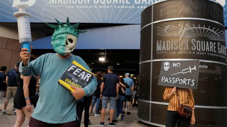 States that demand vaccine passports should also mandate voter ID, Republican senator proposes