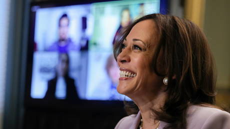 US Vice President Kamala Harris in Washington, US, July 22, 2021.