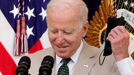 &lsquo;Same math used to count supporters?&rsquo; Biden says over 350 million Americans have been vaccinated&hellip; in a nation of 331 million