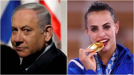 Netanyahu blasted for &lsquo;desecrating&rsquo; Jewish traditions after ex-Israeli PM congratulates Olympic champ on Saturday
