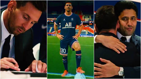 Lionel Messi claims &lsquo;everything&rsquo; about Paris Saint-Germain matches his &lsquo;football ambitions&rsquo; after new No30 poses on pitch (VIDEO)